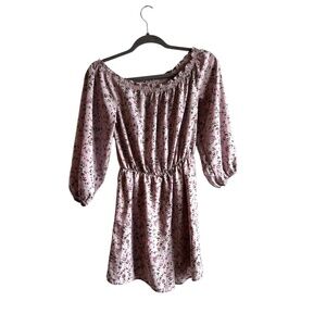 Pink Floral Romper Size Medium